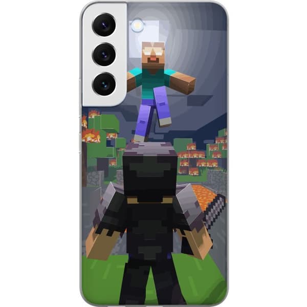 Kompatibelt Mobildeksel til Samsung Galaxy S22 5G Minecraft