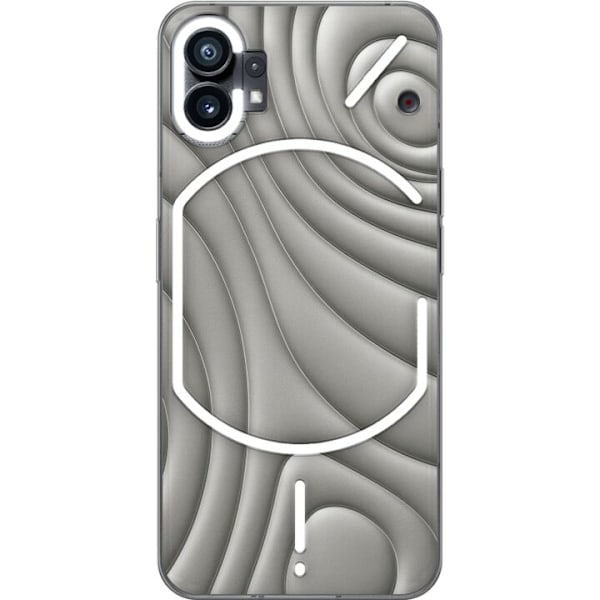 Nothing Phone (1) Gennemsigtig cover Sølvbølger