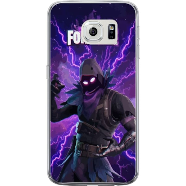 Samsung Galaxy S6 edge Läpinäkyvä kuori Fortnite Raven