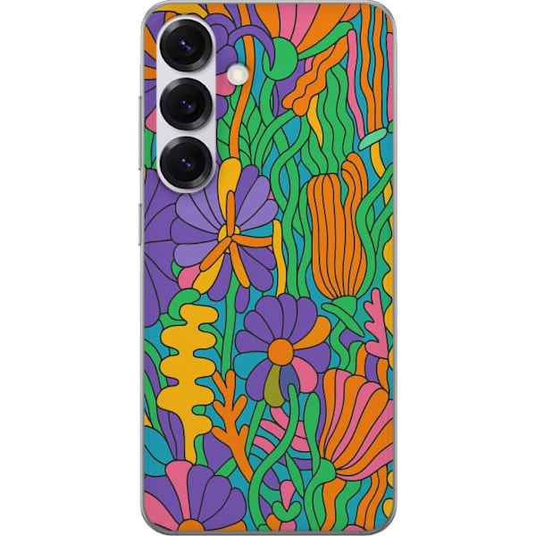 Samsung Galaxy S25 Genomskinligt Skal Color Pop