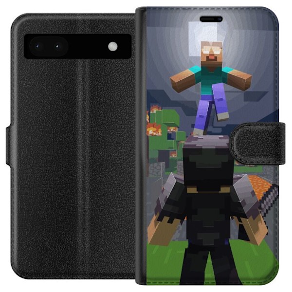 Google Pixel 6a Plånboksfodral Minecraft