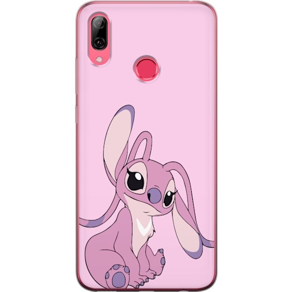 Huawei Y7 (2019) Gennemsigtig cover Stitch lyserød