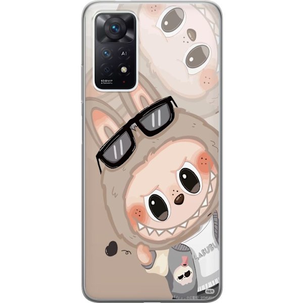 Xiaomi Redmi Note 11 Pro Läpinäkyvä kuori Labubu Rainbow Ch