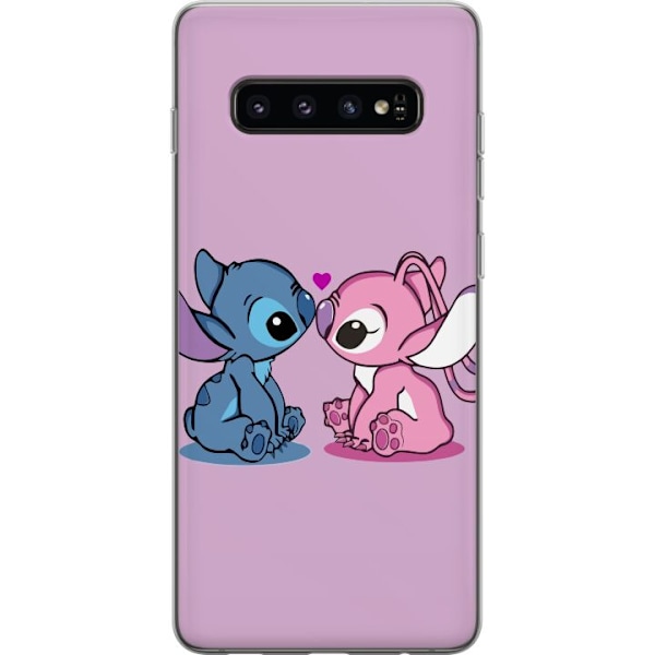 Samsung Galaxy S10 Läpinäkyvä kuori Ommella