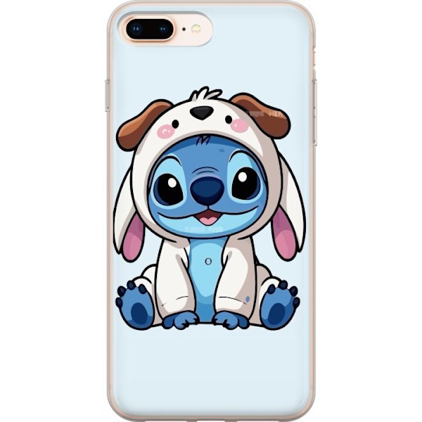 Apple iPhone 7 Plus Läpinäkyvä kuori Stitch Koirapuku Lilo & Stitch Disney Hauska Design Sininen Avaruusolento Sarjakuva Hahmo Suosittu Lapsille Su