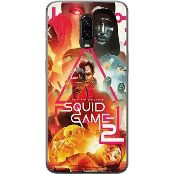 OnePlus 6T Läpinäkyvä kuori Kalmari Peli 2