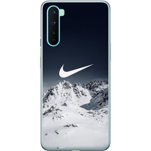 OnePlus Nord Läpinäkyvä kuori Nike