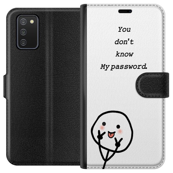 Samsung Galaxy A02s Plånboksfodral You Don’t Know My Passwo