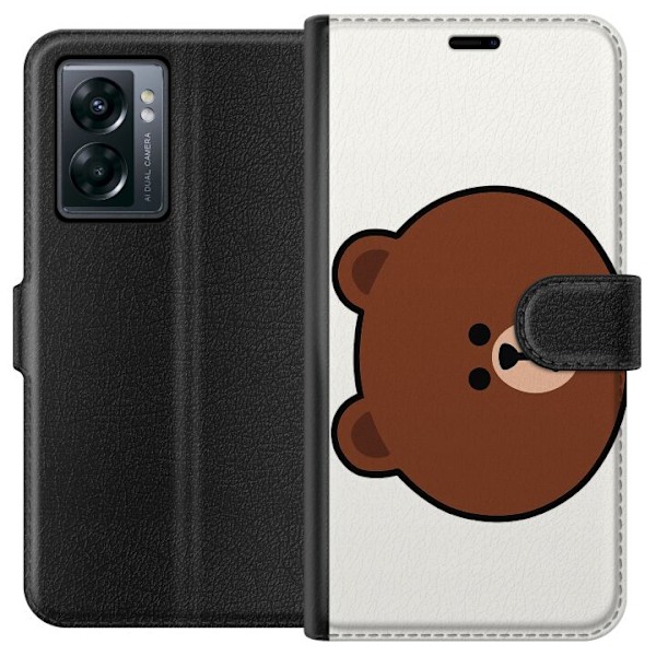 OnePlus Nord N300 Lompakkokotelo Pyhkeä Karhu