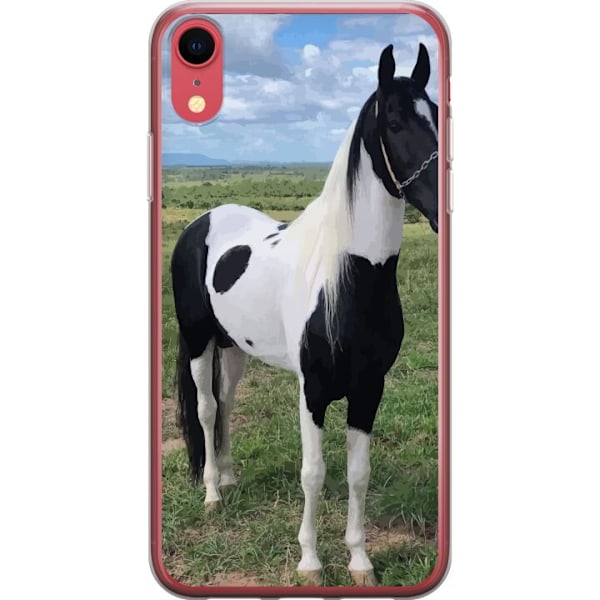 Apple iPhone XR Läpinäkyvä kuori Hevosen Taika - tyylikäs