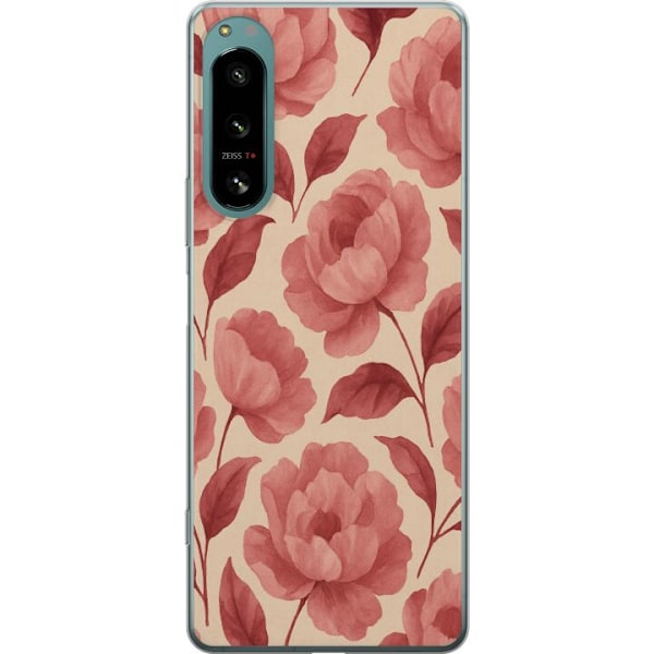 Sony Xperia 5 IV Gjennomsiktig deksel Rose Blomst