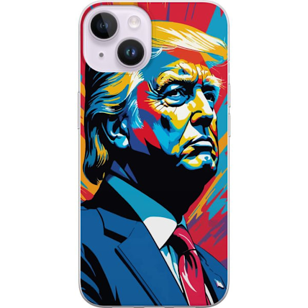 Apple iPhone 15 Gjennomsiktig deksel Trump