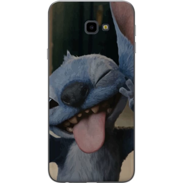 Samsung Galaxy J4+ Genomskinligt Skal Stitch Söt Alien – Blå Favorit från Yttre Rymden