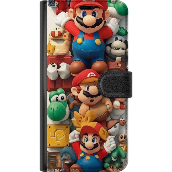 Kompatibelt Plånboksfodral till Apple iPhone 12 Super Mario Iconic Character Collage