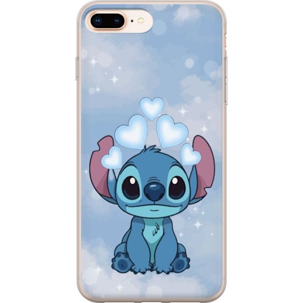 Apple iPhone 8 Plus Läpinäkyvä kuori Stitch Hyppäävä Ilo