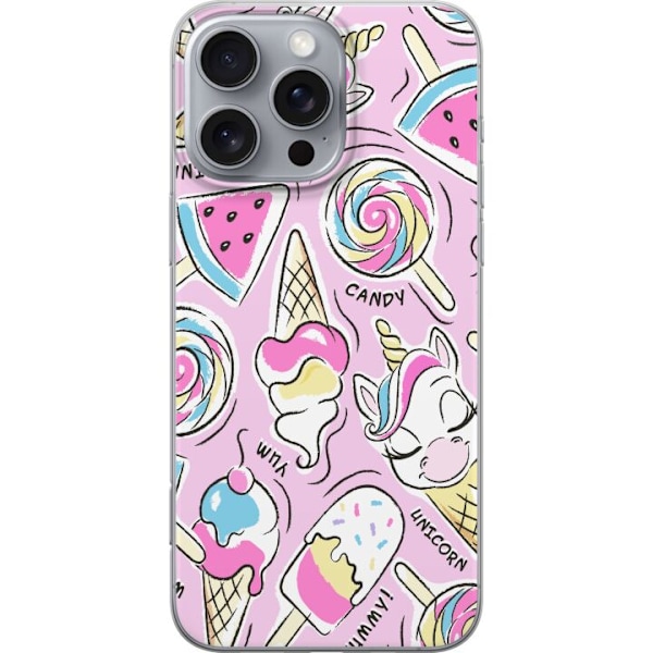 Apple iPhone 16 Pro Max Gennemsigtig cover Unicorn Slik