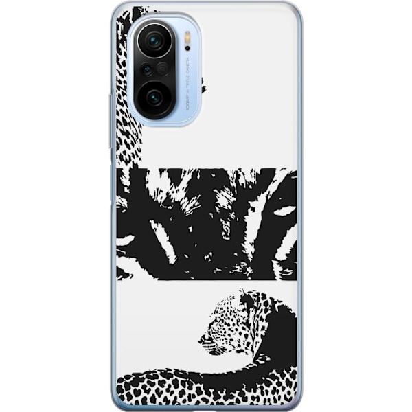 Xiaomi Mi 11i Läpinäkyvä kuori Leopard Faces