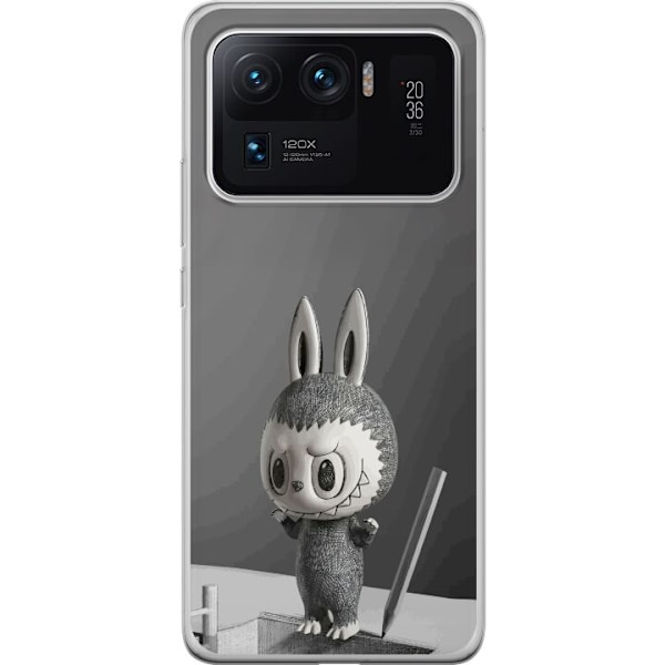 Xiaomi Mi 11 Ultra Gjennomsiktig deksel Pop Mart MEGA LABUBU LABUBU Sketch 1000%