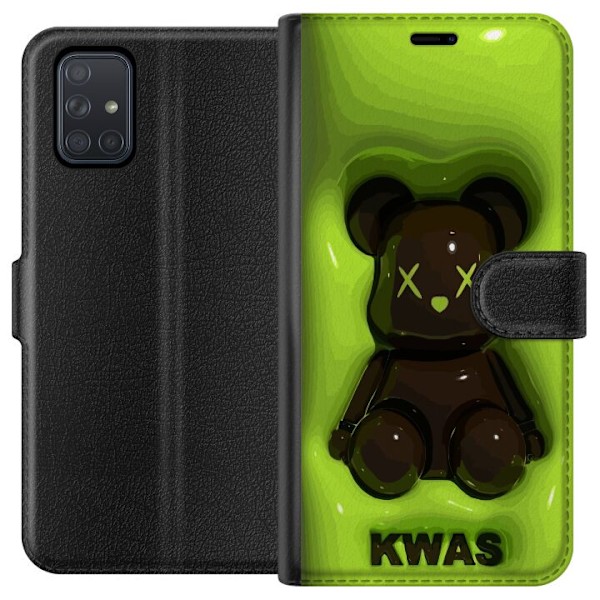 Samsung Galaxy A71 Lommeboketui KAWS Grønn