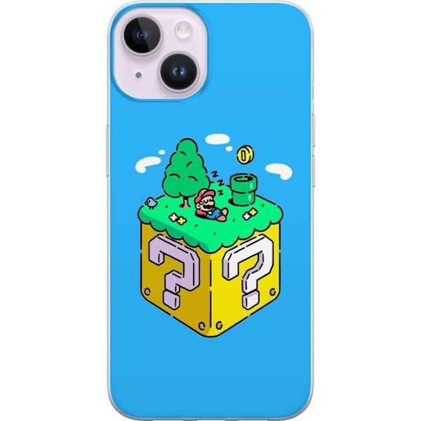 Apple iPhone 14 Läpinäkyvä kuori Mario
