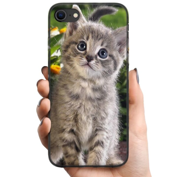 Kompatibelt Mobildeksel til Apple iPhone 8 Katt