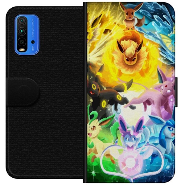 Xiaomi Redmi Note 9 4G Tegnebogsetui Pokemon