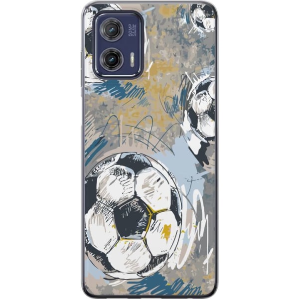 Motorola Moto G73 Genomskinligt Skal Fotboll