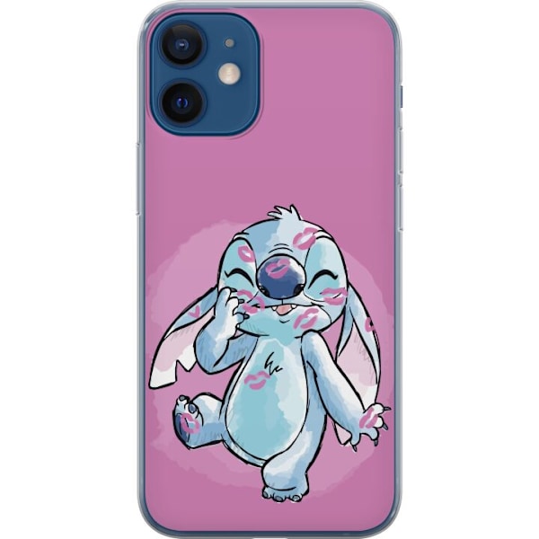 Apple iPhone 12  Läpinäkyvä kuori Stitch Puss