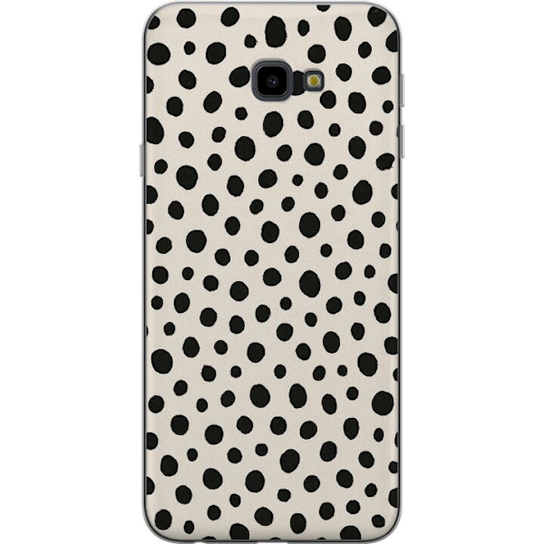 Samsung Galaxy J4+ Läpinäkyvä kuori Dot Dance