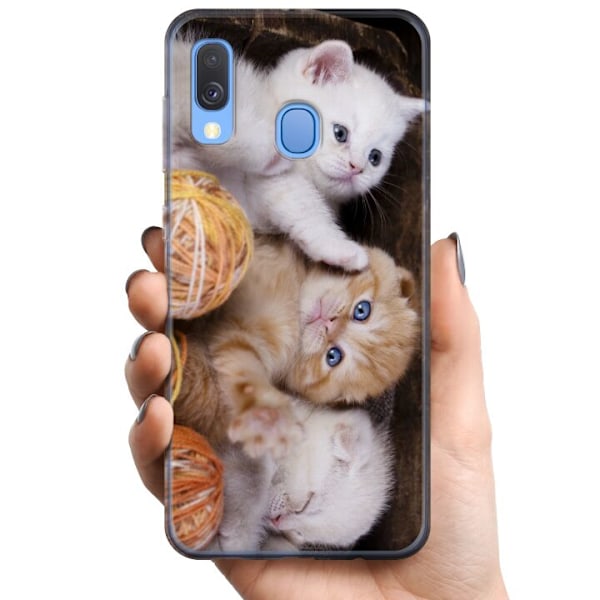 Samsung Galaxy A40 TPU Mobildeksel Katter