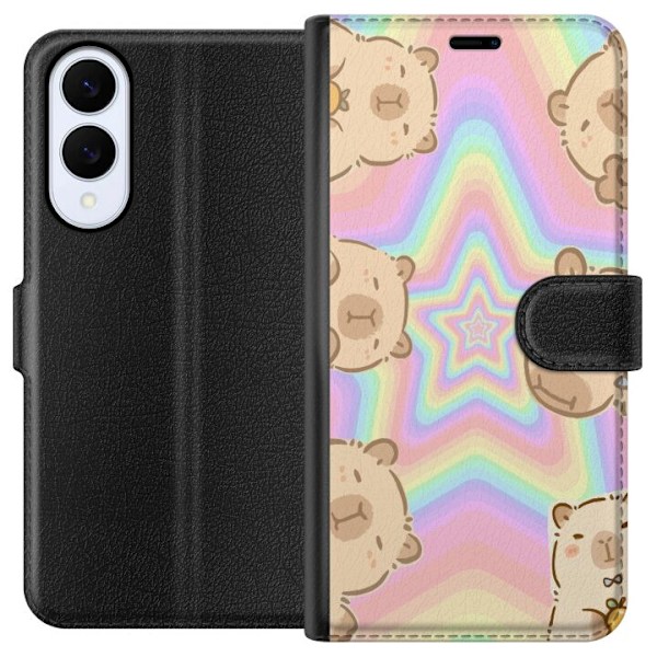 Samsung Galaxy S25 Edge Tegnebogsetui Kawaii Capybara Galaxy S