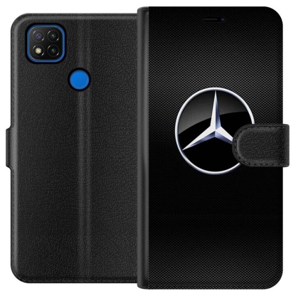 Xiaomi Redmi 9C Tegnebogsetui Mercedes