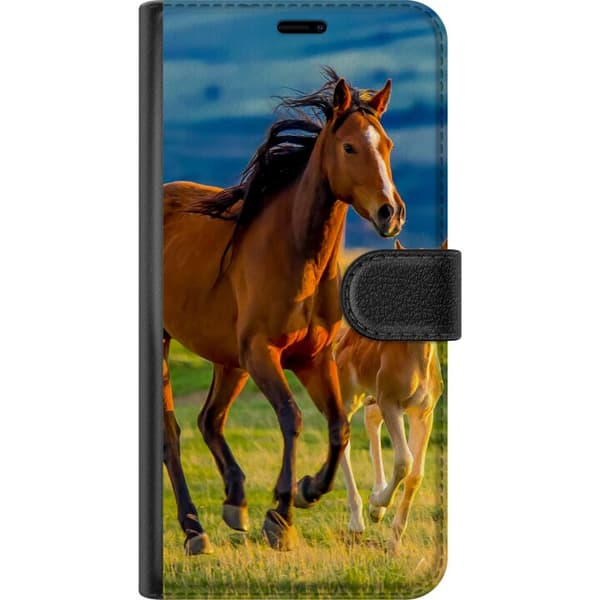 Kompatibelt Plånboksfodral till Samsung Galaxy A40 Running Horses