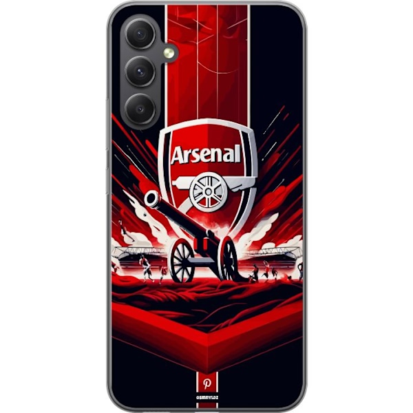 Samsung Galaxy A05s Läpinäkyvä kuori Arsenal