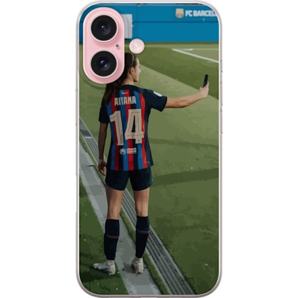 Apple iPhone 16 Gjennomsiktig deksel Aitana Bonmatí (FC Barce