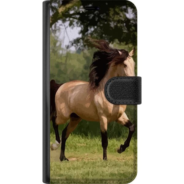 Kompatibelt Plånboksfodral till Samsung Galaxy A20e Häst