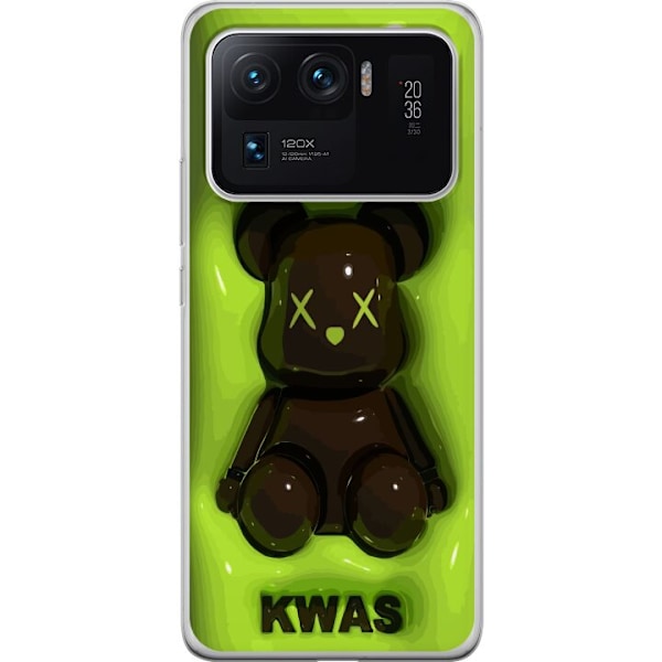 Xiaomi Mi 11 Ultra Gennemsigtig cover KAWS Grøn