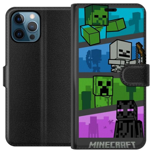 Apple iPhone 12 Pro Lommeboketui Minecraft