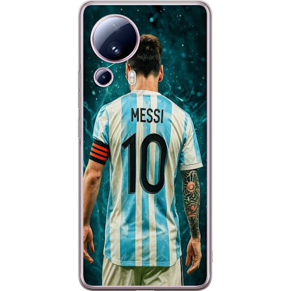 Xiaomi 13 Lite Läpinäkyvä kuori Messi