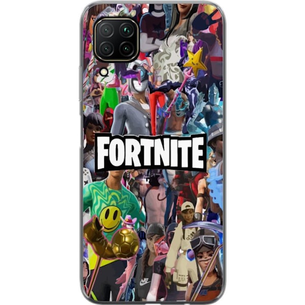 Huawei P40 lite Genomskinligt Skal Fortnite