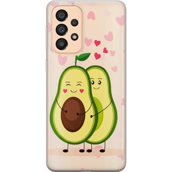 Samsung Galaxy A33 5G Gennemsigtig cover Avokado Kærlighed