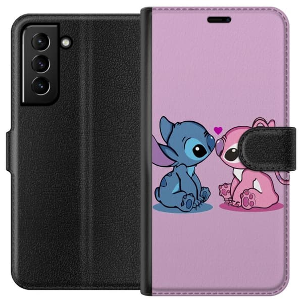 Kompatibel Tegnebogsetui til Samsung Galaxy S21+ 5G lilo & stitch 2025