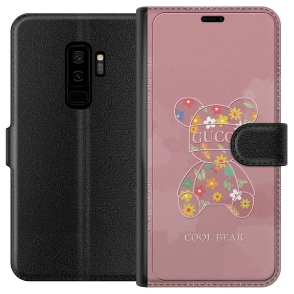 Kompatibelt Plånboksfodral till Samsung Galaxy S9+ Guggi Rosa