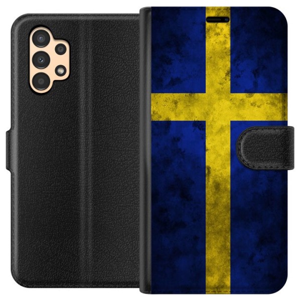 Samsung Galaxy A13 Tegnebogsetui Sverige Flag