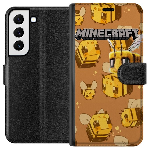 Samsung Galaxy S22+ 5G Lompakkokotelo Minecraft Bi
