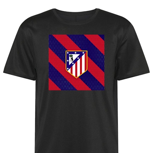 Trenings T-skjorte | Sport T-skjorte for Voksen Atletico Madri svart Stor