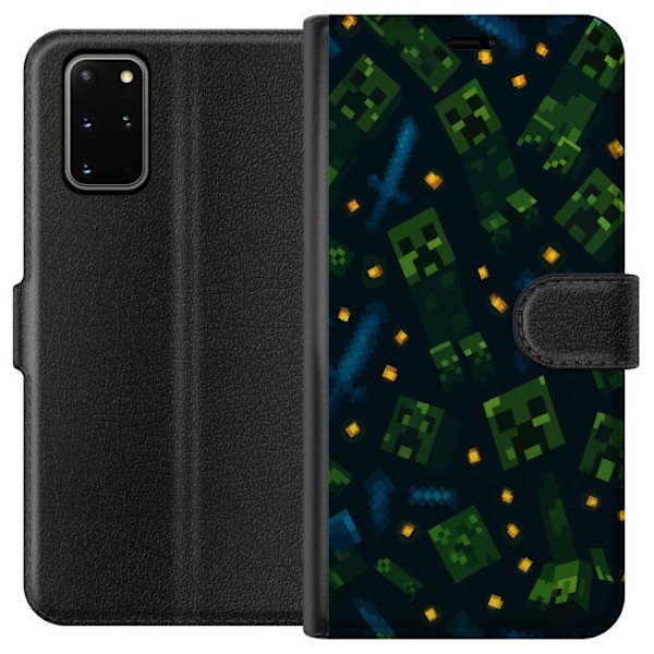 Samsung Galaxy S20+ Lompakkokotelo Minecraft Dungeons Mob
