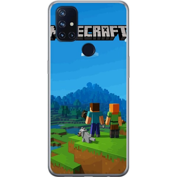 OnePlus Nord N10 5G Gennemsigtig cover Minecraft Key Art