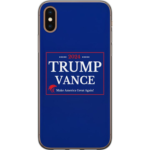 Apple iPhone XS Max Gennemsigtig cover Trump | Vance 2024