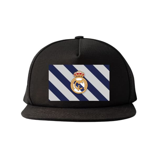 Snapback-lue svart one size
